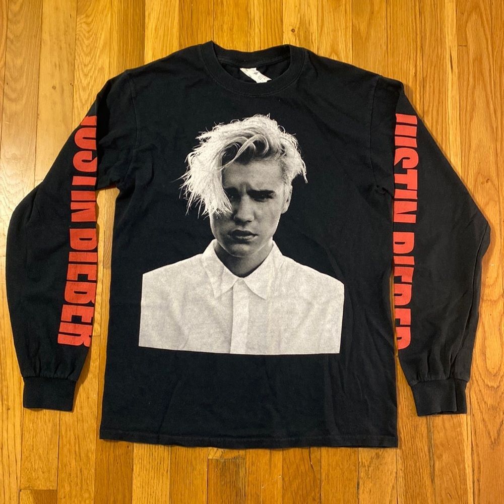 Justin Bieber Purpose Tour Long Sleeve T Shirt Small